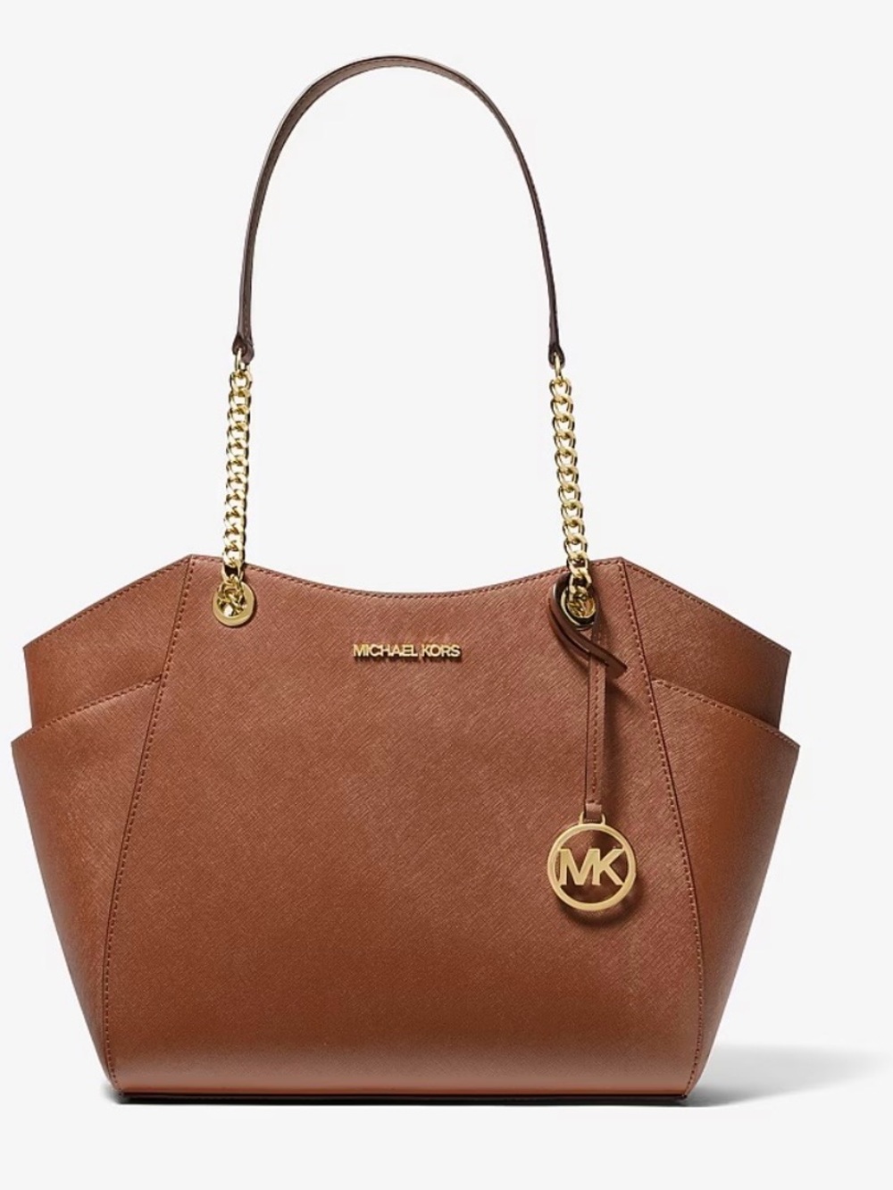Michael Kors Jet Set Saffiano Leather Shoulder Bag
